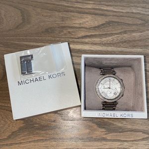 Michael Kors Parker watch in silver